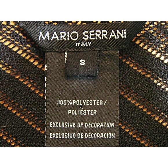 Mario Serrani Italy Womens Swim Suit Cover Up Black Lightweight Eyelet Sz Small - Picture 5 of 12